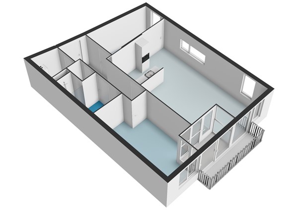 Floorplan - Hageland 116, 1066 SB Amsterdam